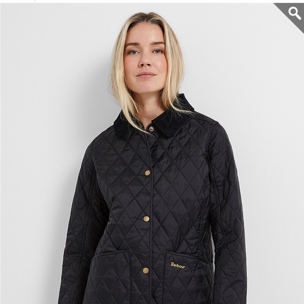 Barbour Annandale Women's Quilted Black Utility Jacket